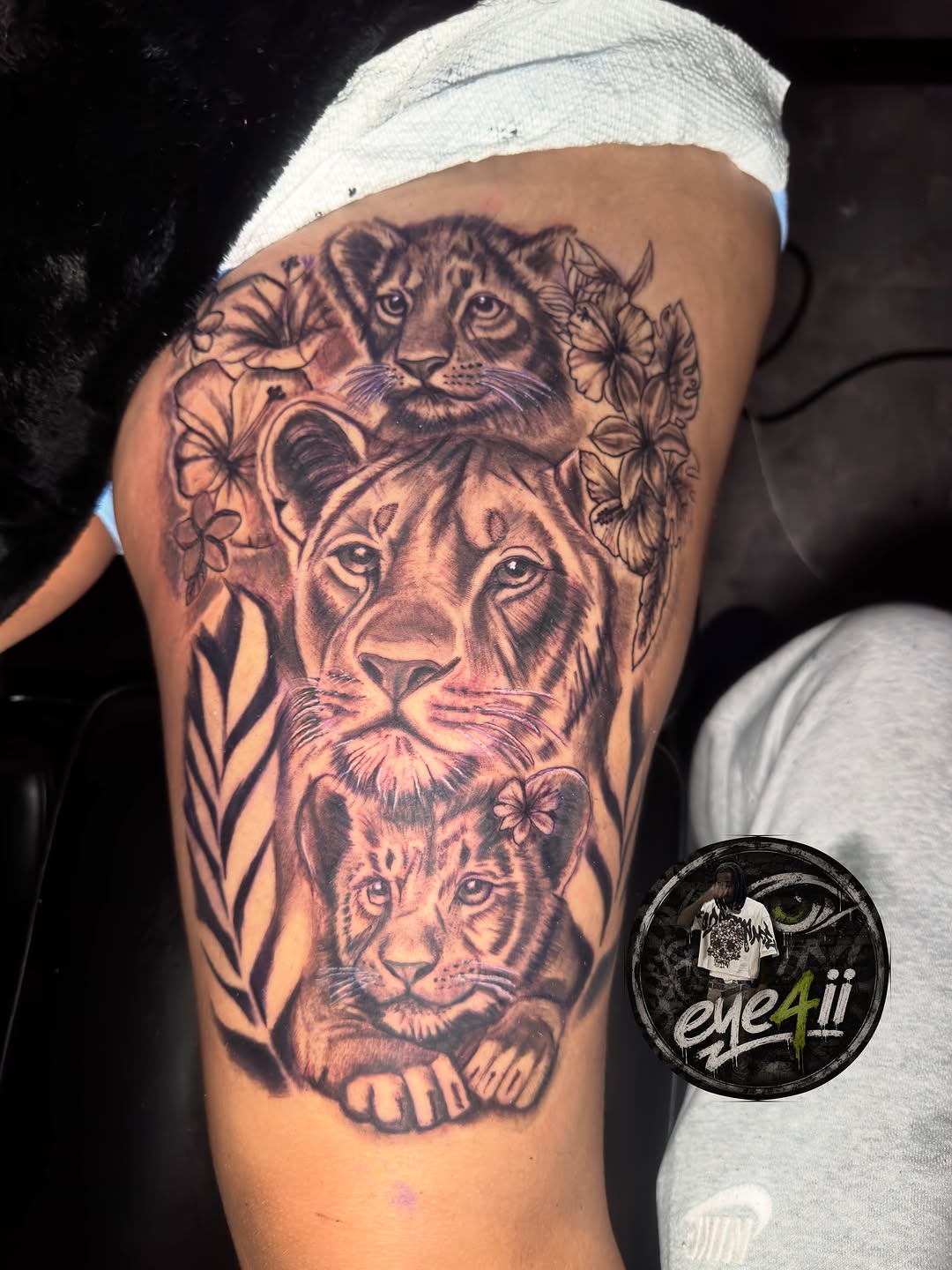 Tattoo by @eye4ii — realism, black_and_grey