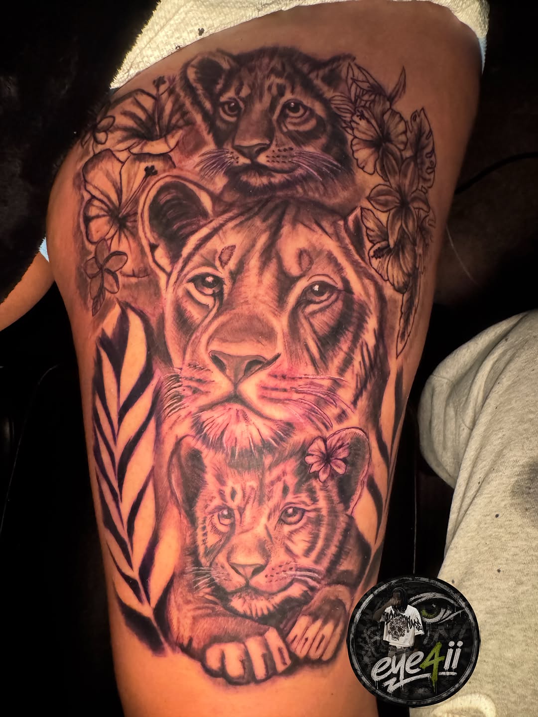 Tattoo by @eye4ii — realism, black_and_grey