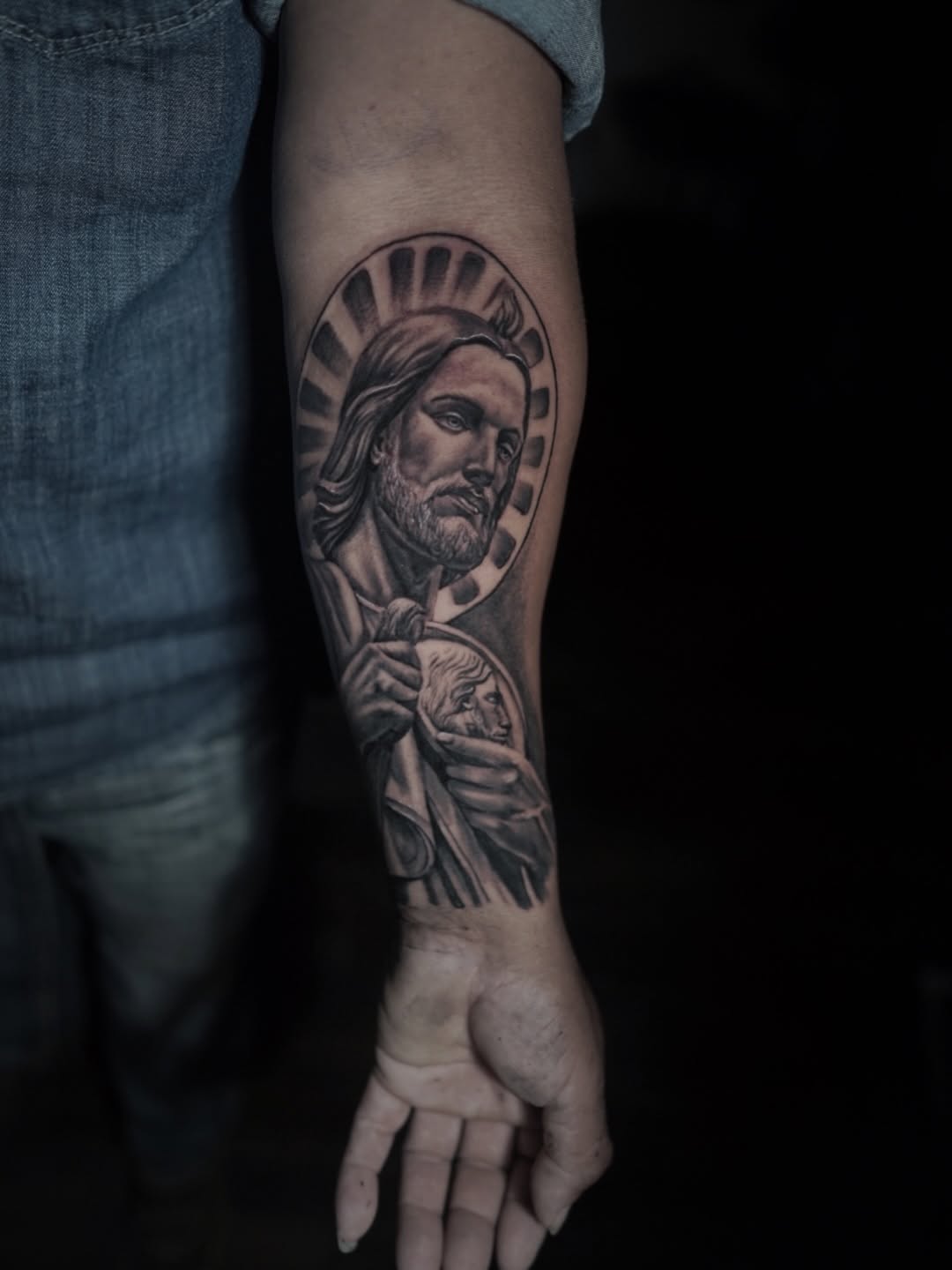 Tattoo by @nikohosk_tattoo — realism, black_and_grey