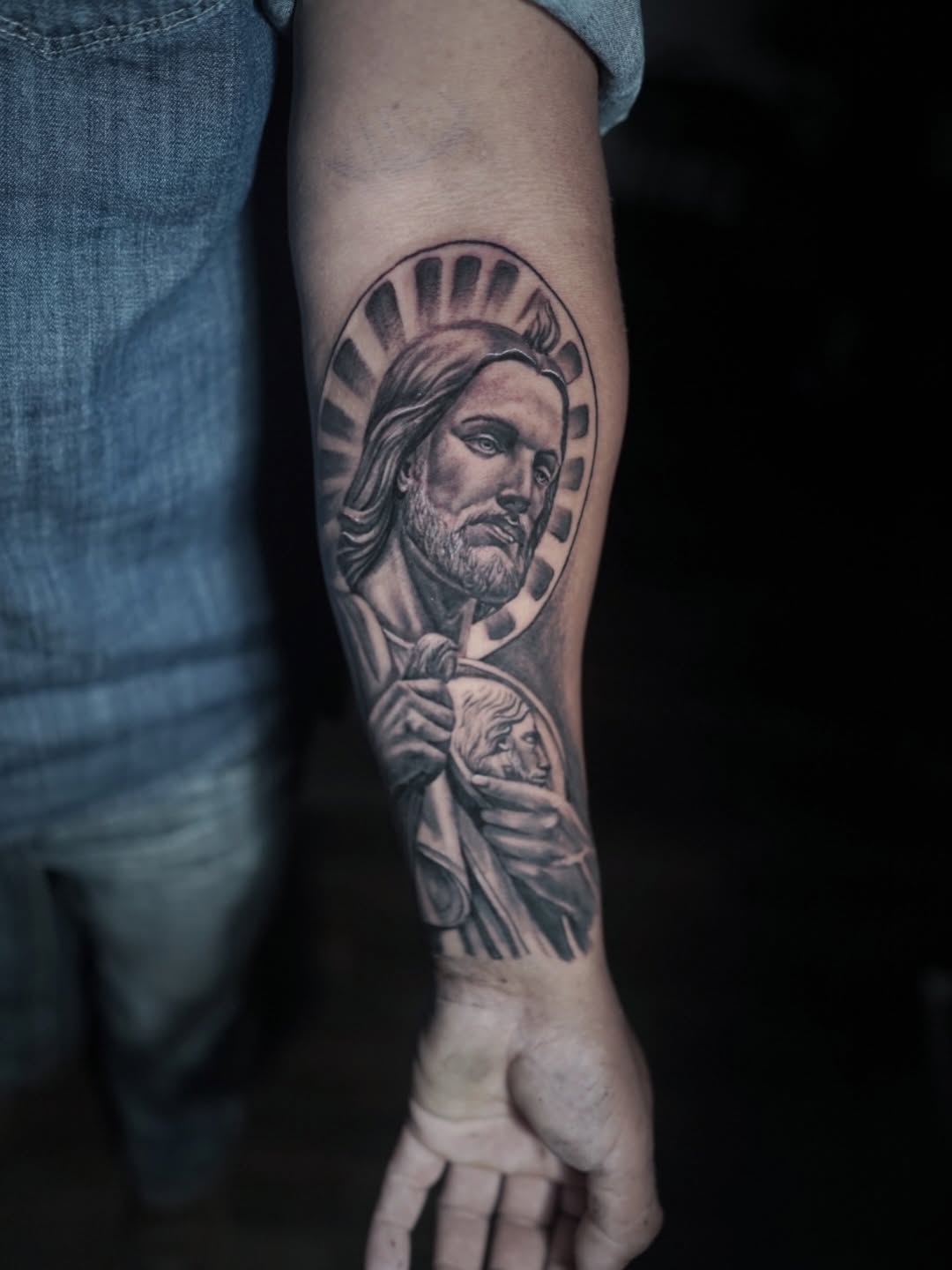 Tattoo by @nikohosk_tattoo — realism, black_and_grey