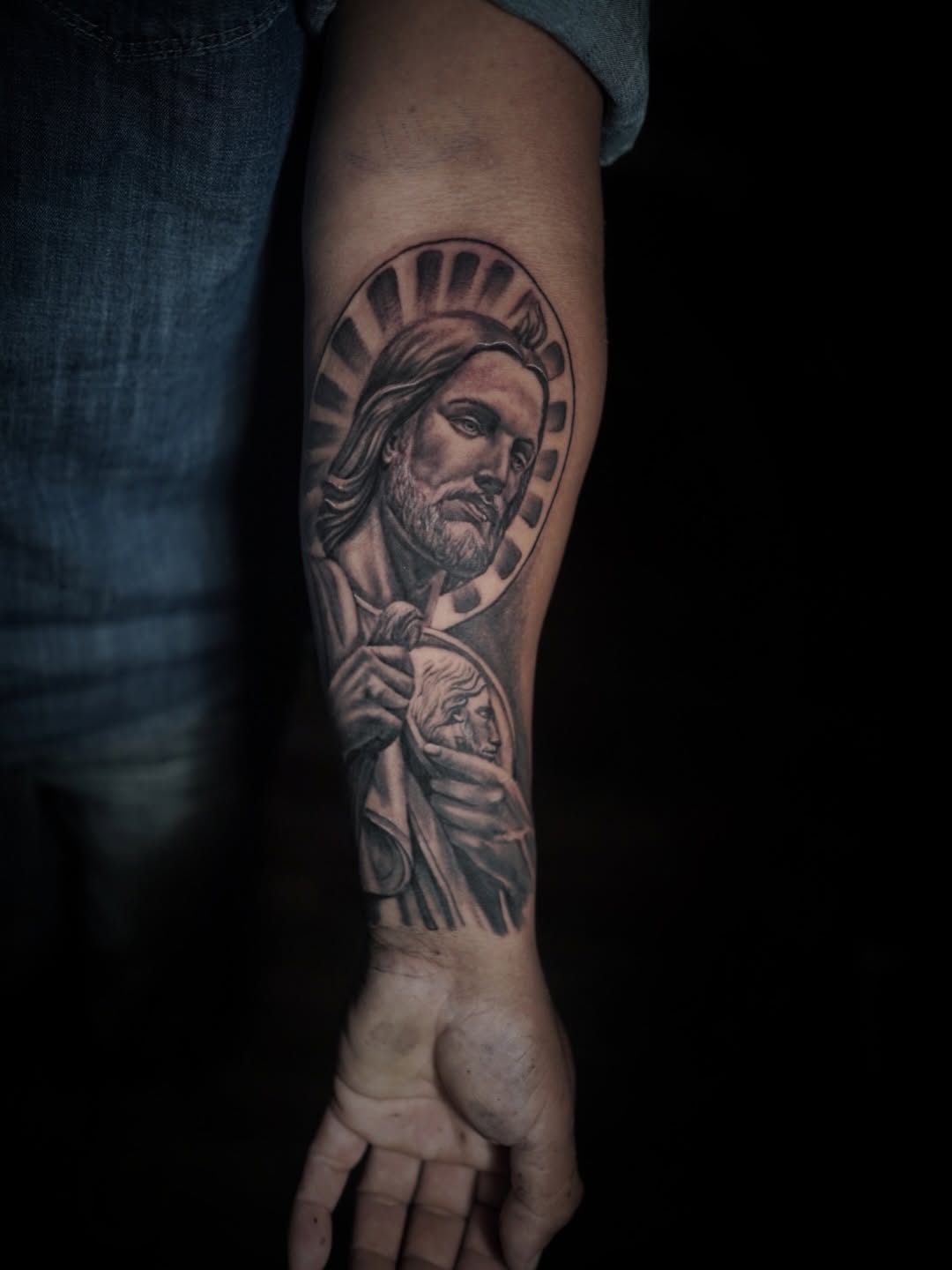 Tattoo by @nikohosk_tattoo — realism, black_and_grey