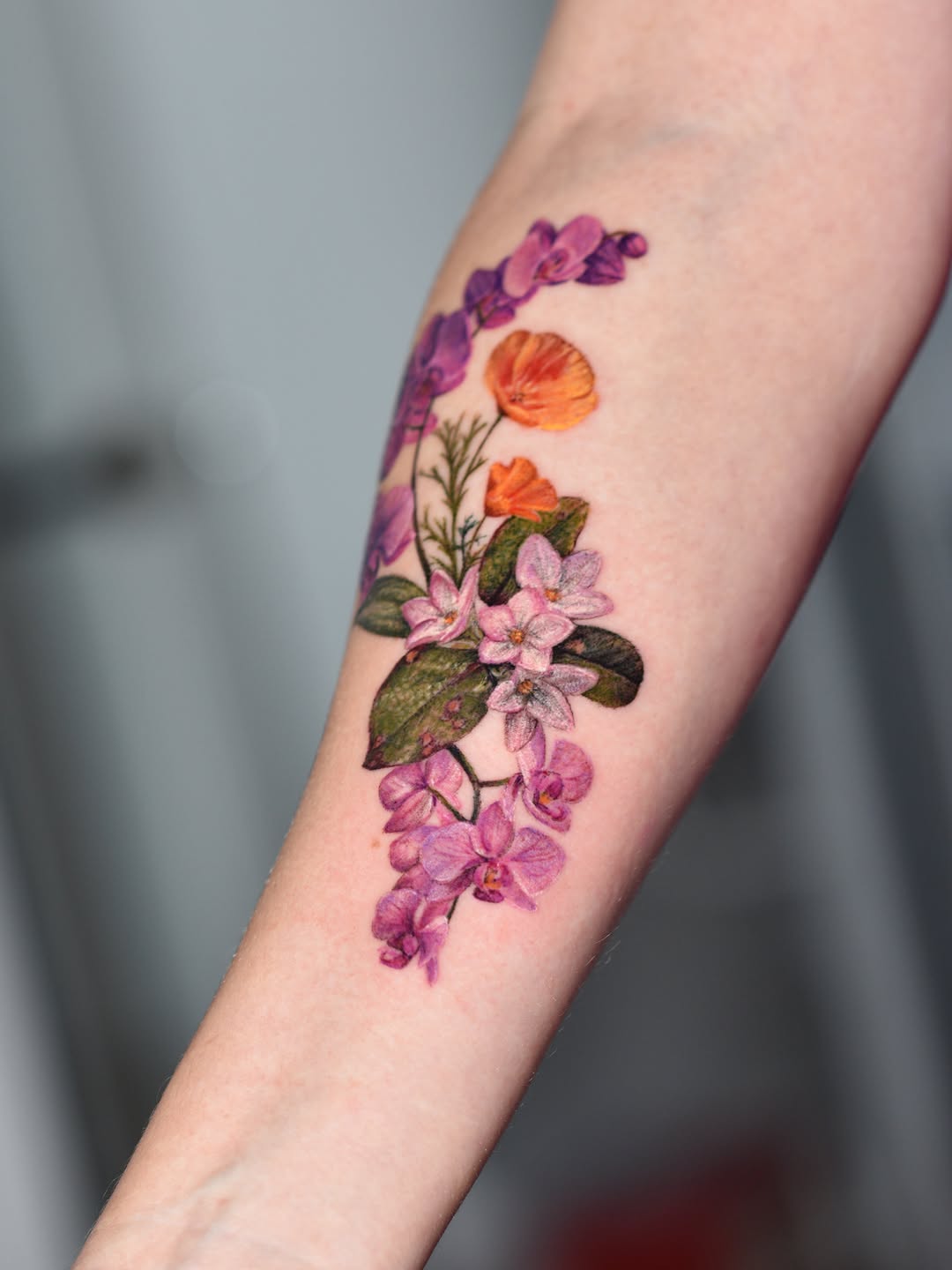 Tattoo by @sogdiana.sk — realism, watercolor