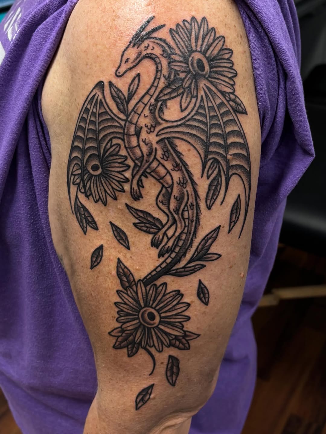 Tattoo by @taylor_einan โ black_and_grey, illustrative