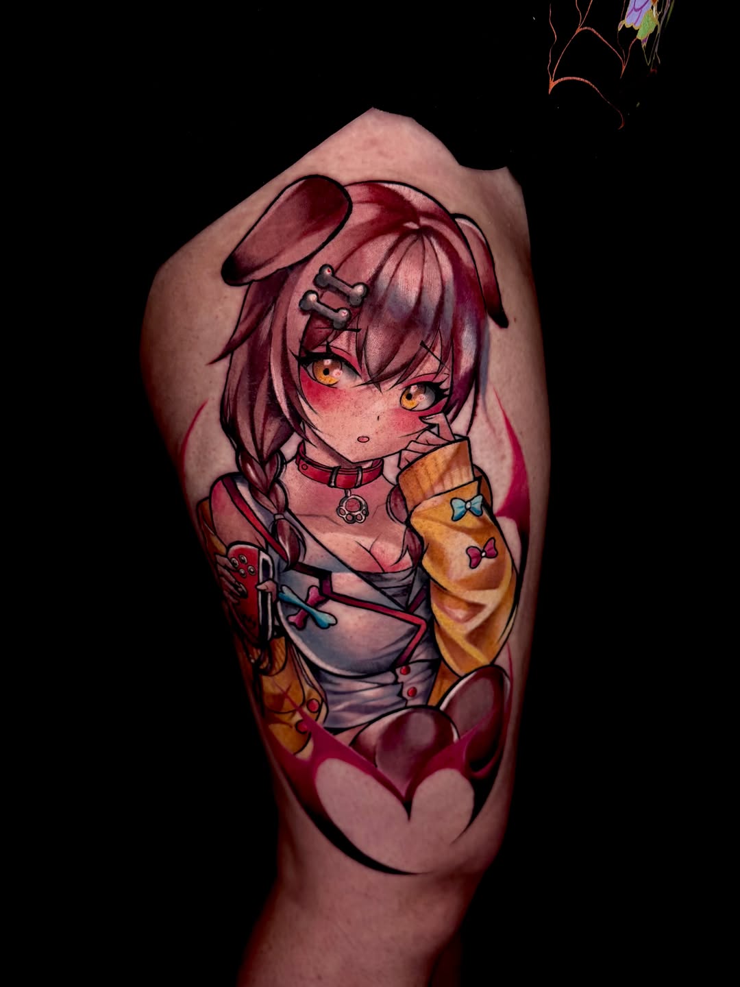 Tattoo by @solrugama — anime, new_school