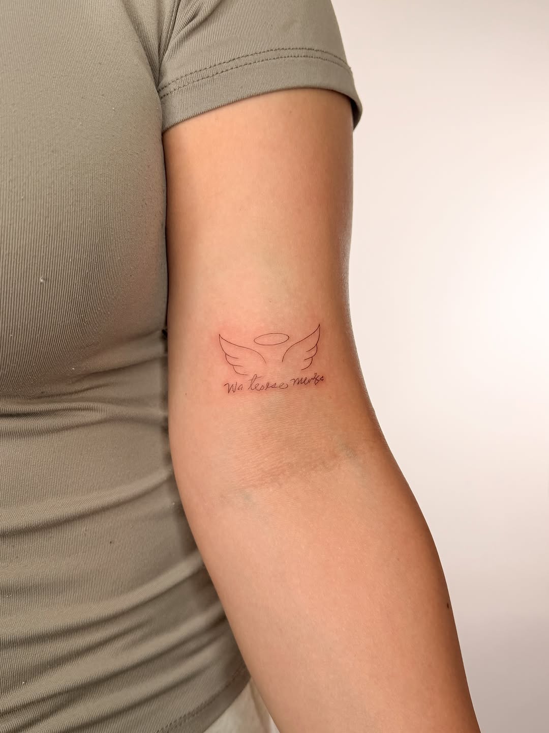 Tattoo by @mjae.inked — fine_line, lettering_script