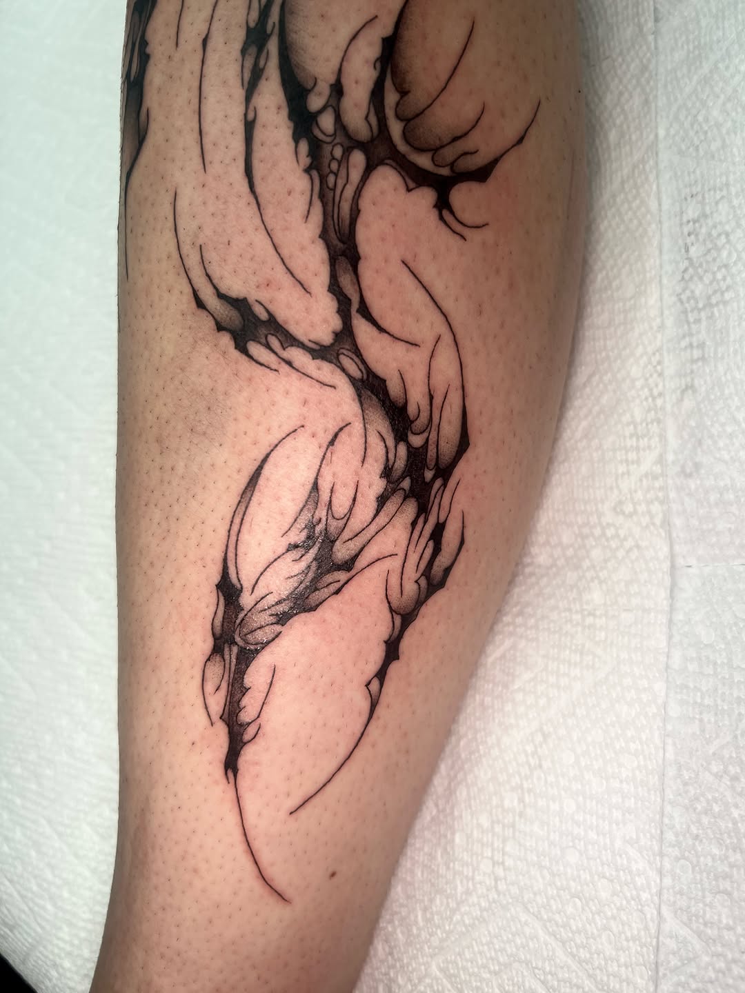 Tattoo by @blair_witch_ink โ blackwork, ornamental