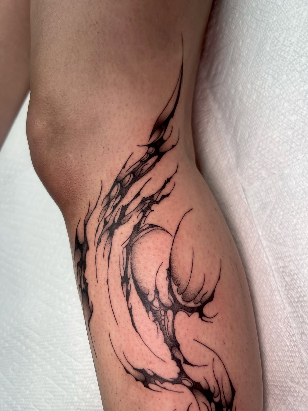 Tattoo by @blair_witch_ink โ blackwork, ornamental