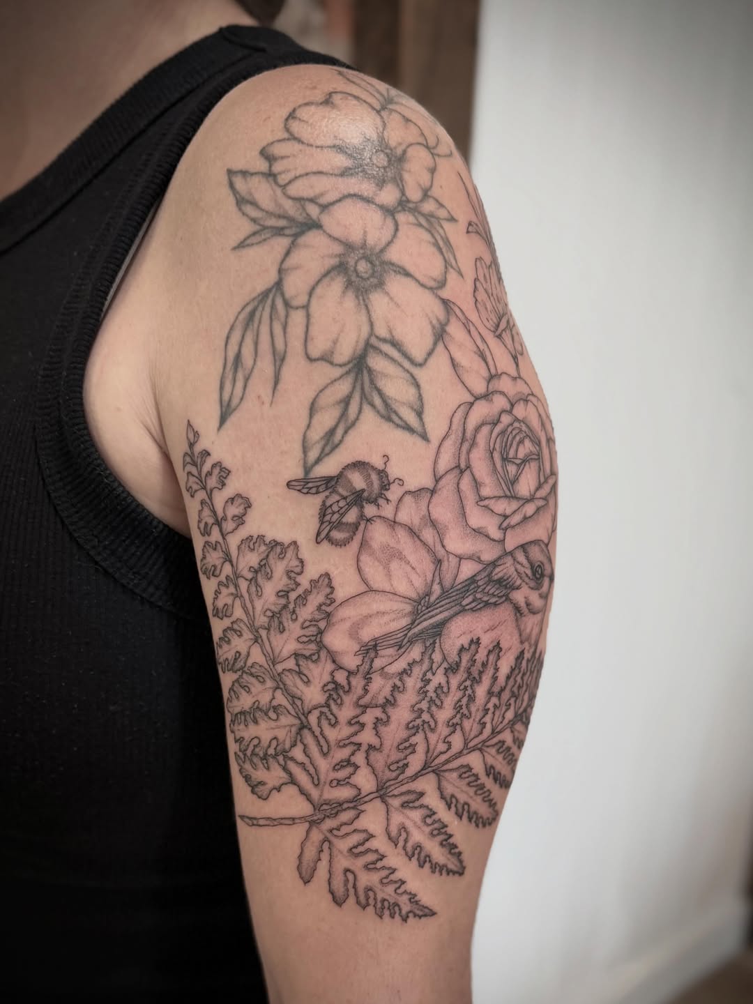 Tattoo by @scurvy_dan — black_and_grey