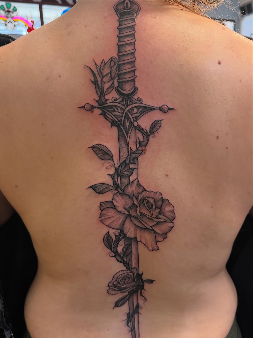 Tattoo by @tattoosbymadilynn — black_and_grey