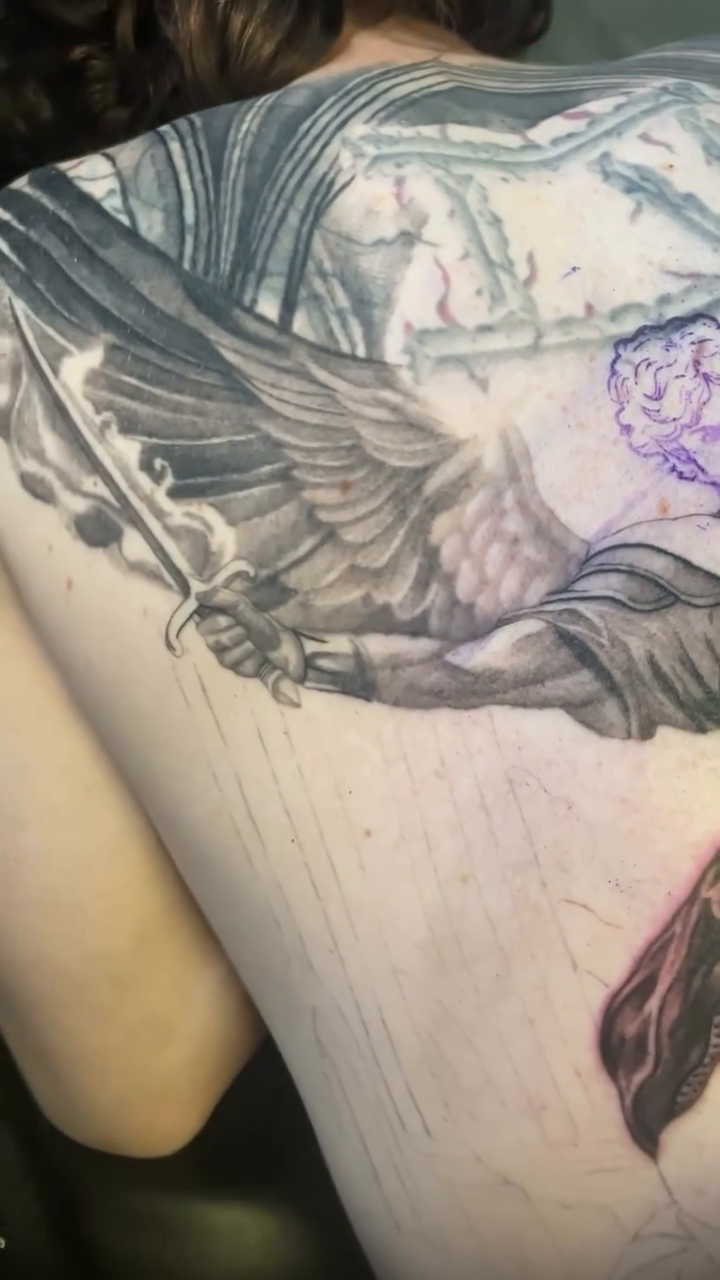 Tattoo by @zachsartwork — realism, black_and_grey