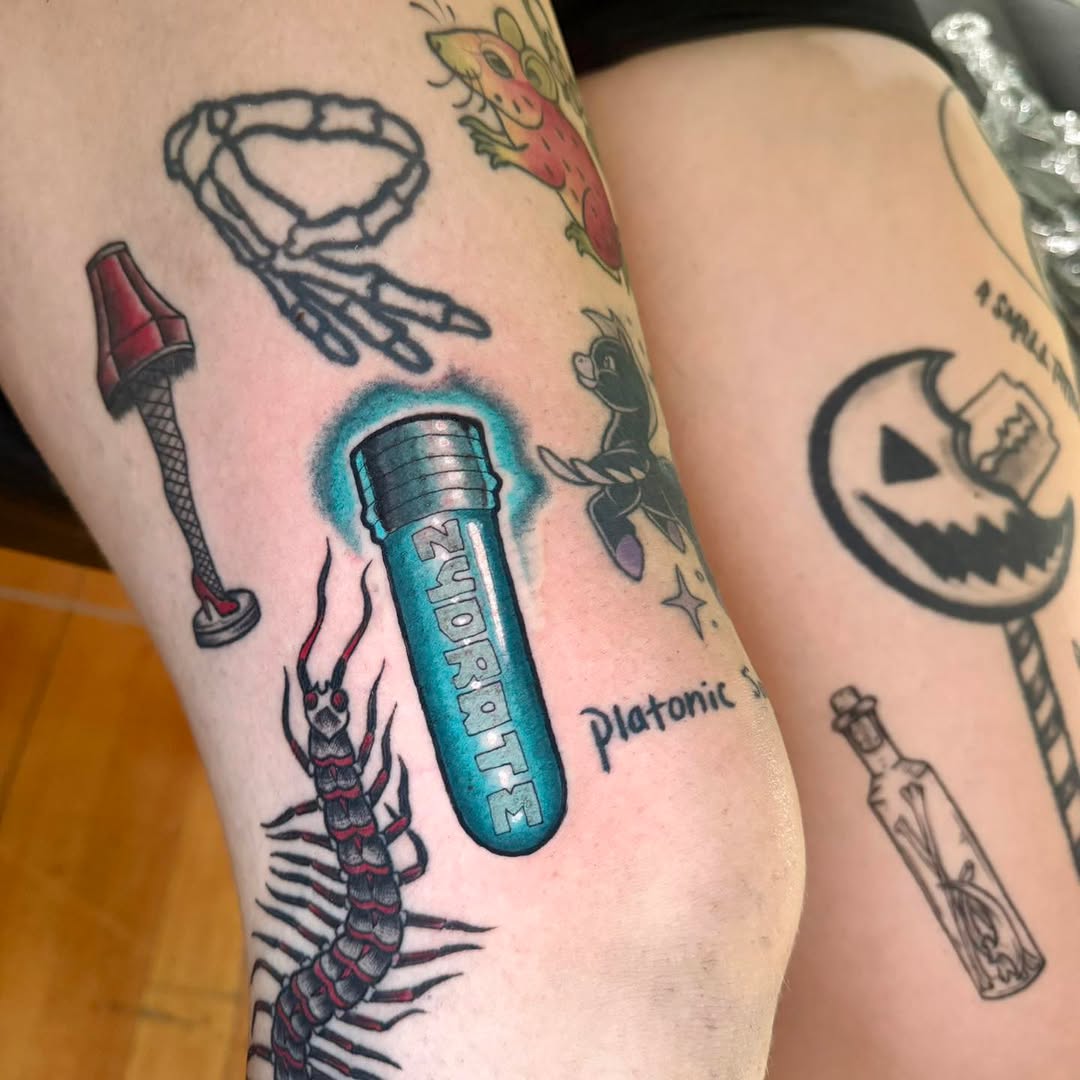 Tattoo by @coyoteharvest — new_school