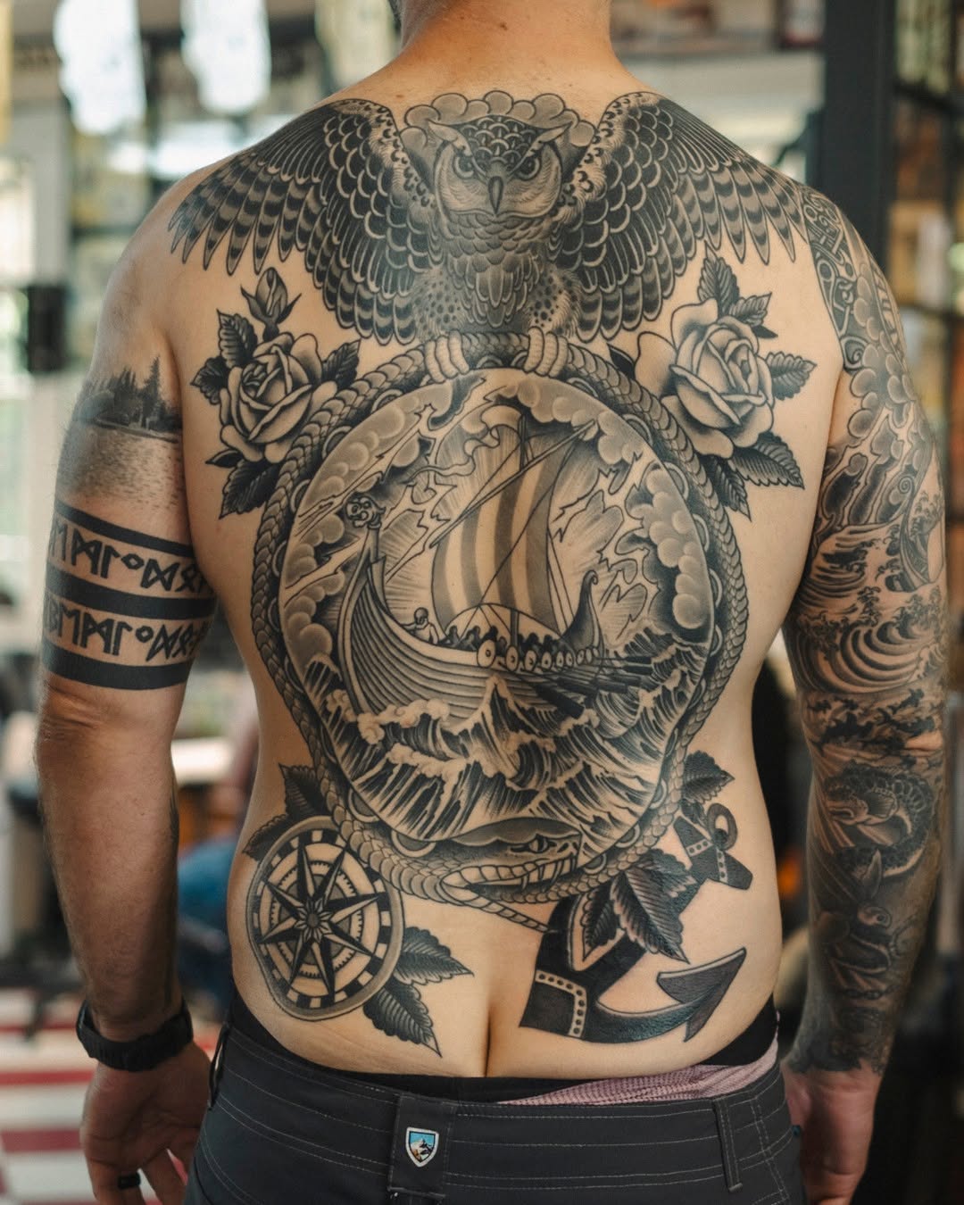 Tattoo by @dangilsdorf — black_and_grey