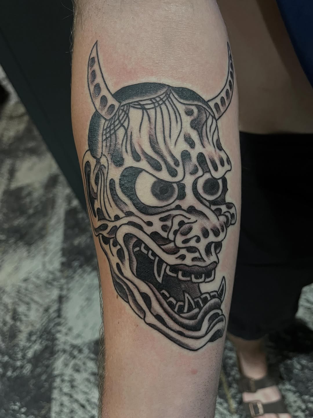 Tattoo by @graham_niles — japanese_irezumi, black_and_grey