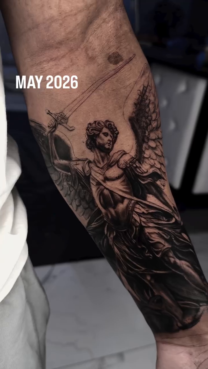 Tattoo by @iddy_sdt — realism, black_and_grey