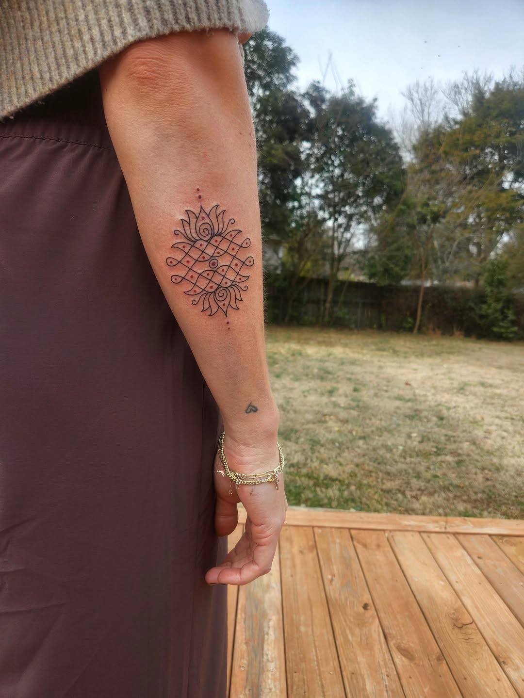 Tattoo by @ravi_chandra_tattoos — fine_line, geometric