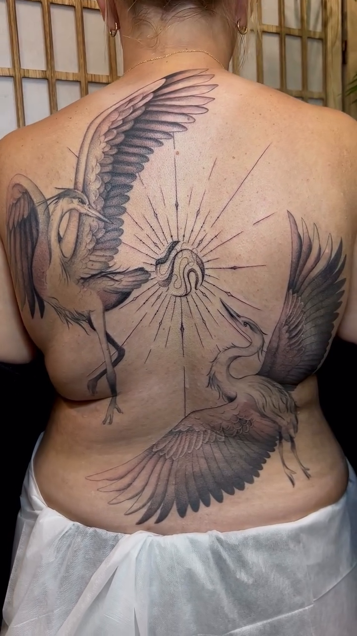 Tattoo by @tattoosbyalyssa — japanese_irezumi, black_and_grey
