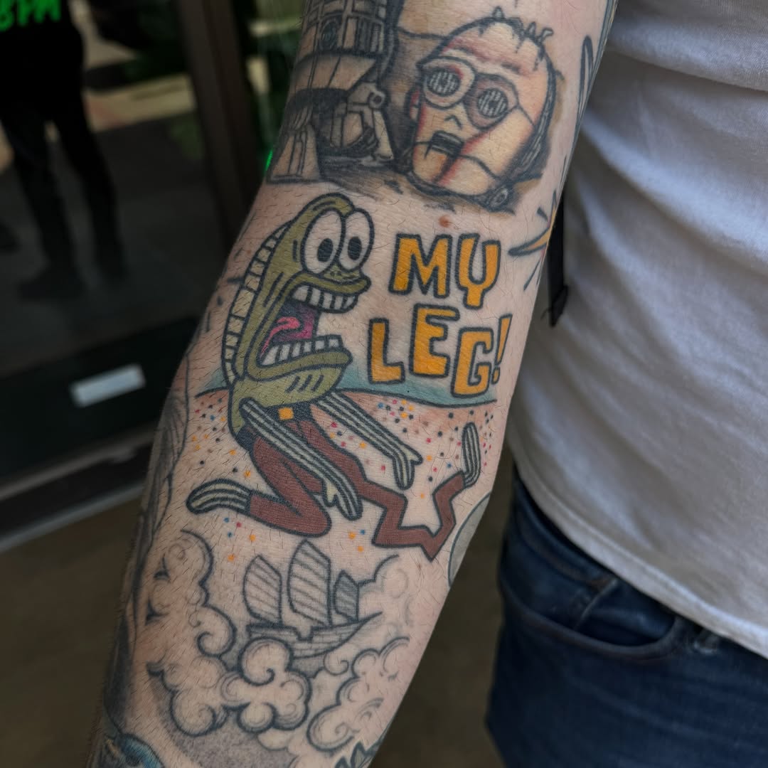 Tattoo by @rarespider โ new_school, anime