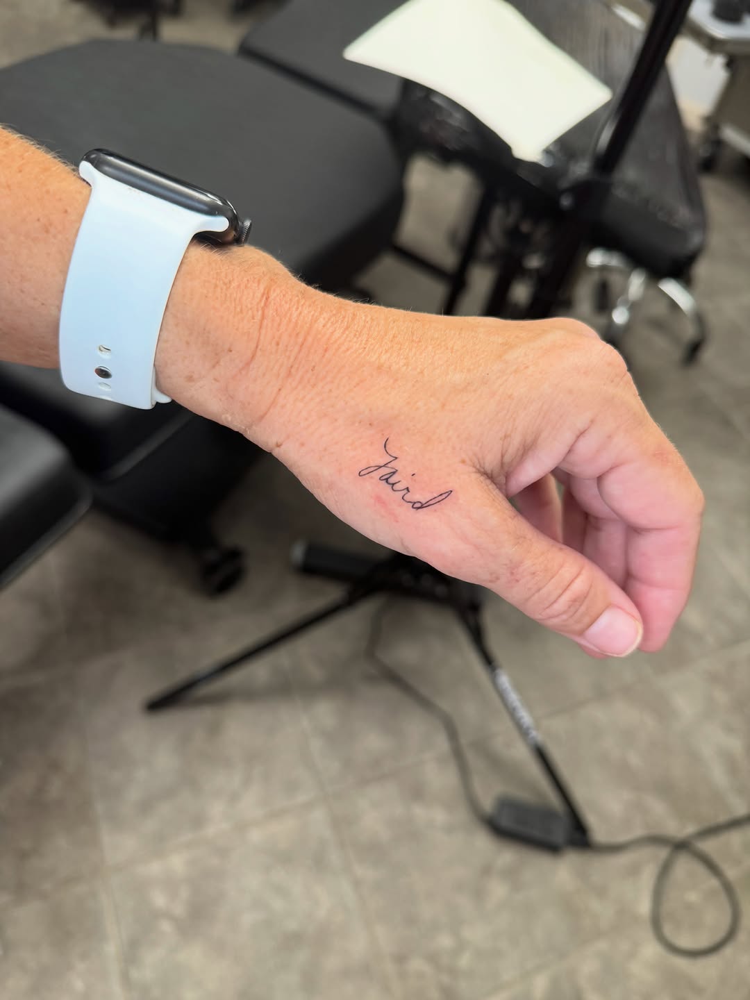 Tattoo by @jcgm_ink — fine_line, lettering_script