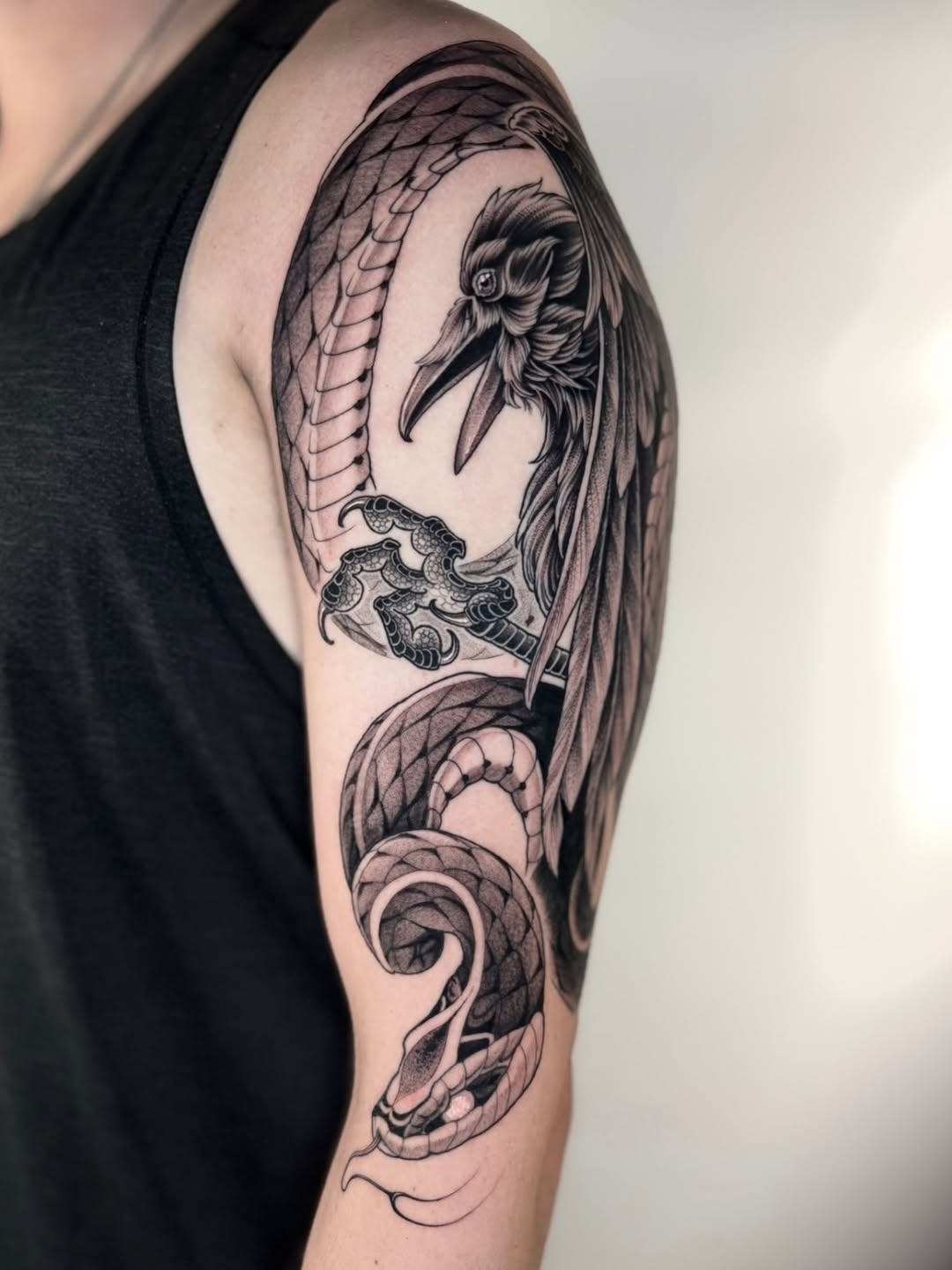 Tattoo by @robbiepina — realism, black_and_grey