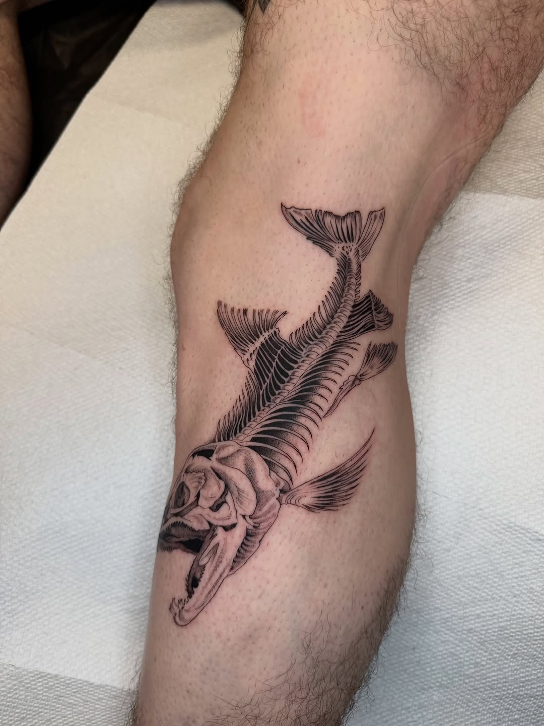 Tattoo by @robbiepina — black_and_grey, realism