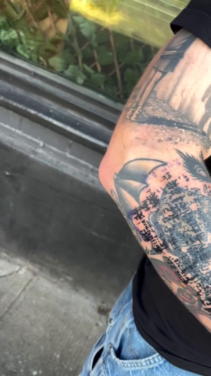 Tattoo by @cooperfckingtats — blackwork