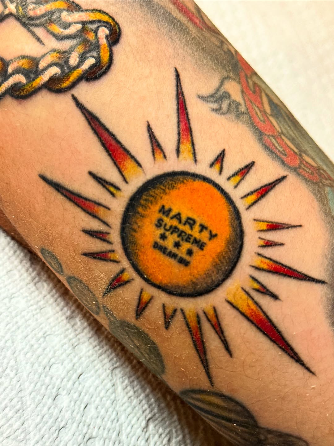 Tattoo by @themactatty — american_traditional, lettering_script