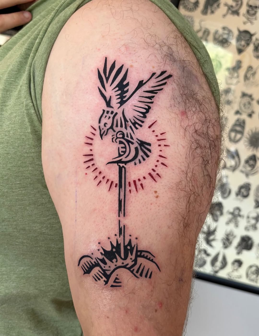 Tattoo by @st_matthew___ — blackwork