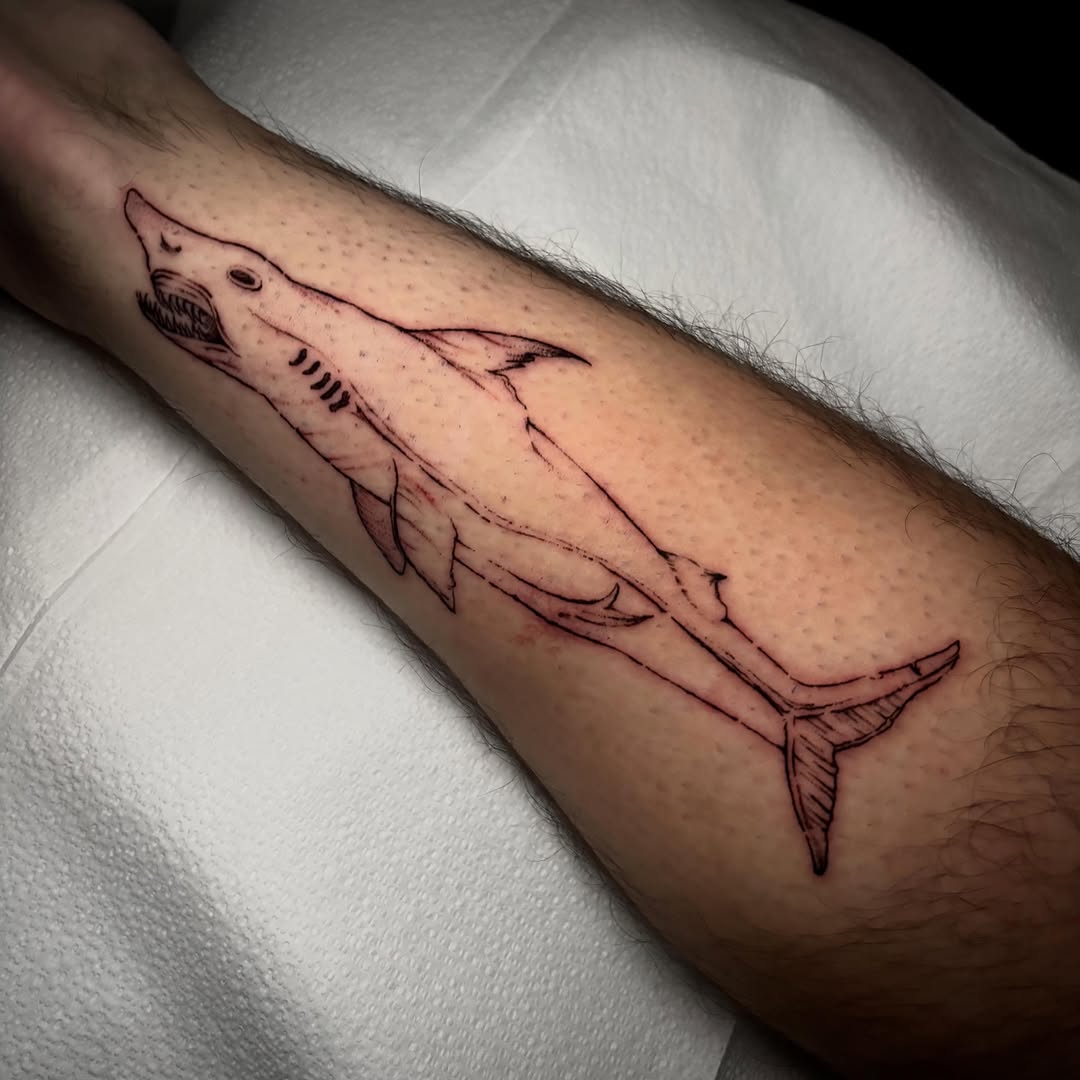 Tattoo by @unknownliquids — black_and_grey, realism