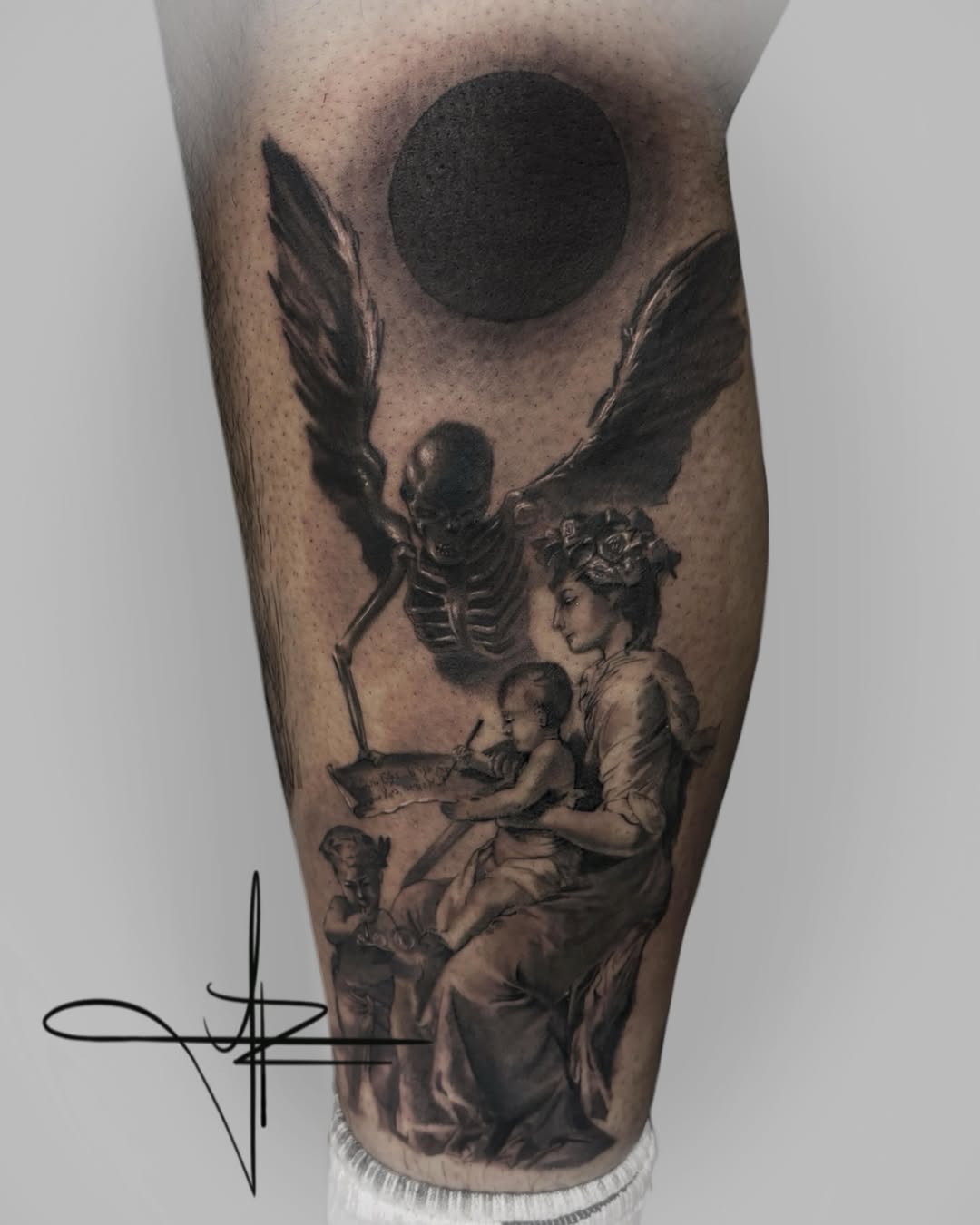 Tattoo by @jazz_rosetattoos — realism, dark_realism