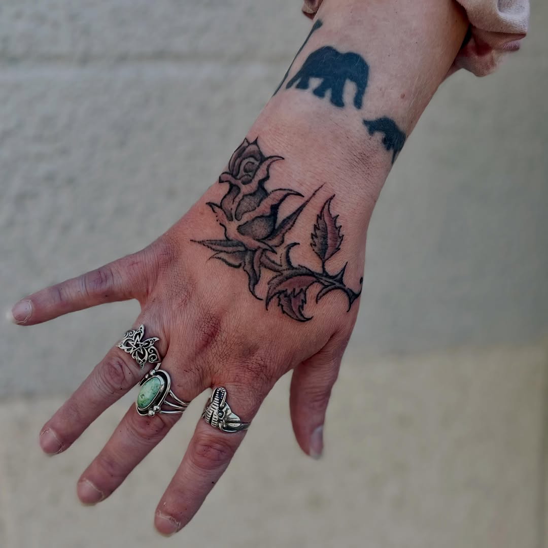 Tattoo by @cxvlba — illustrative, black_and_grey