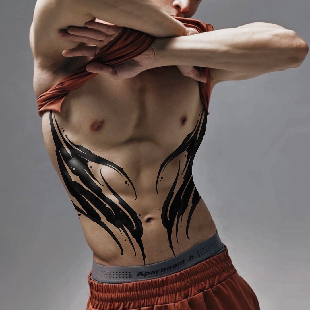 Tattoo by @deadssoul — blackwork