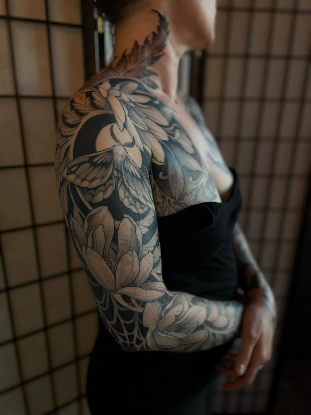 Tattoo by @madelart_ — black_and_grey