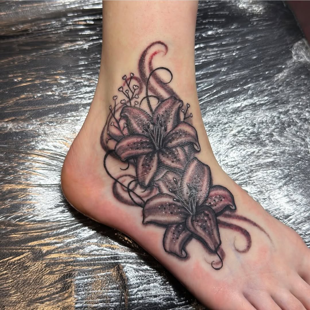 Tattoo by @mighty1one — illustrative, black_and_grey