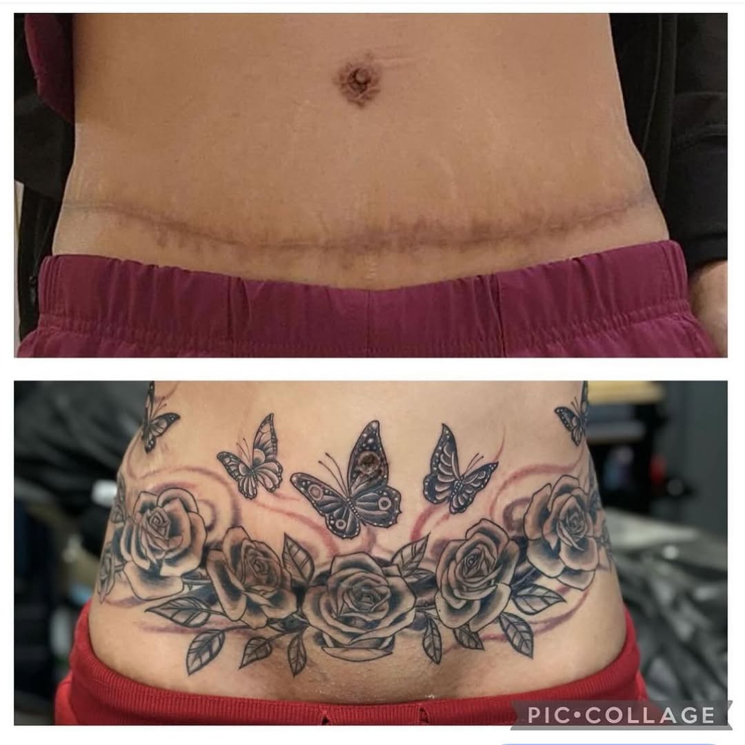 Tattoo by @mighty1one — black_and_grey, illustrative