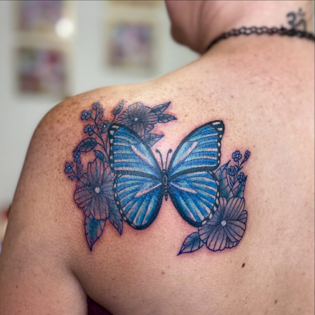 Tattoo by @taylormadeartt — illustrative, fine_line