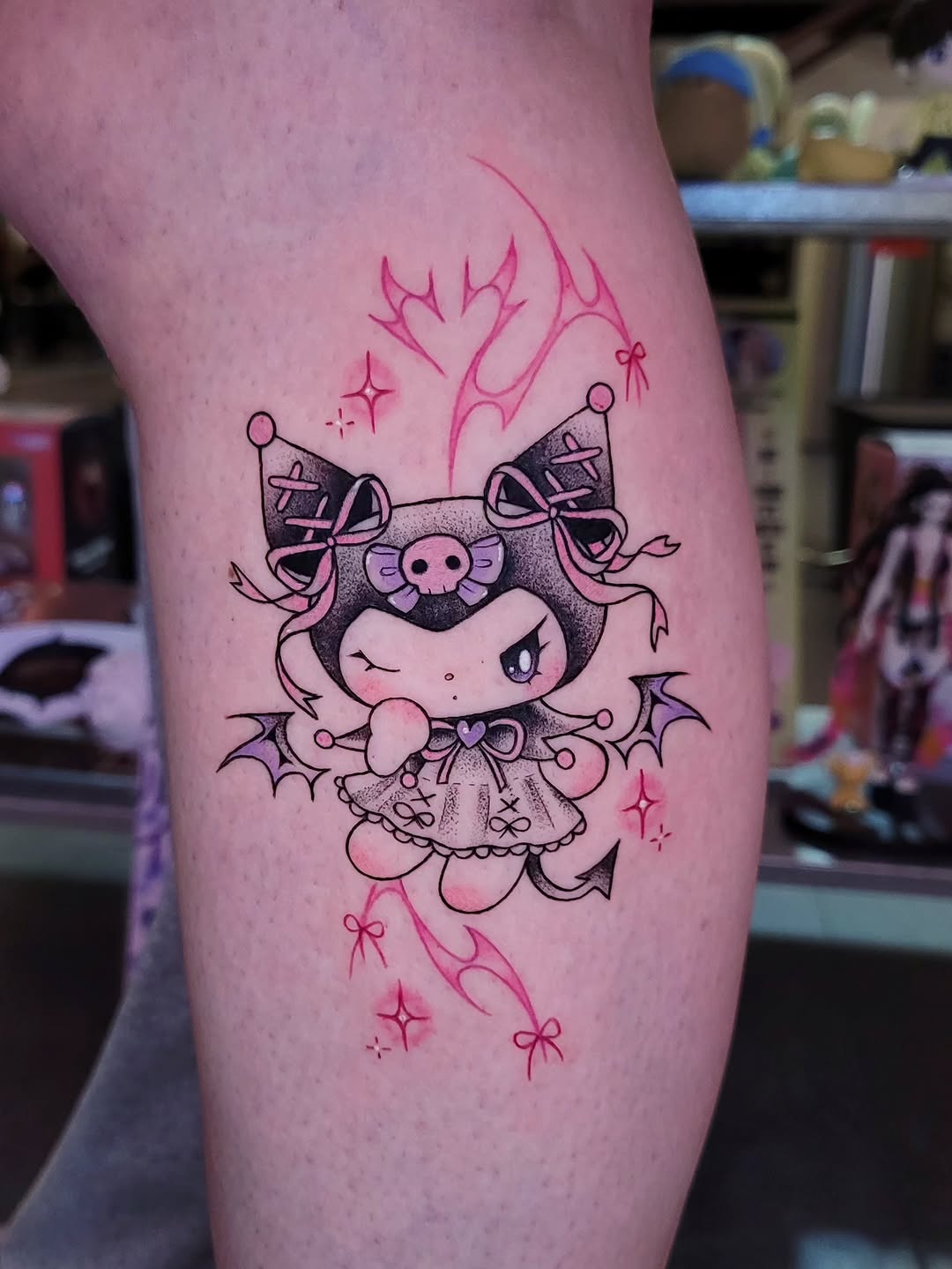 Tattoo by @oat.miilku — illustrative, anime