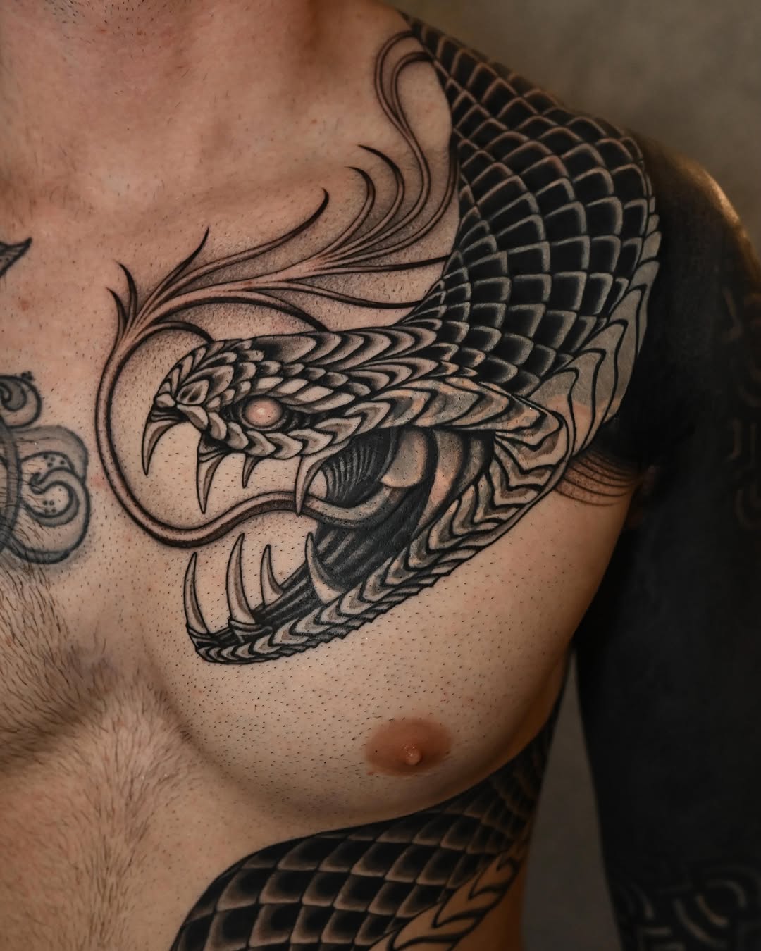 Tattoo by @monkeybob_ttt — japanese_irezumi, black_and_grey