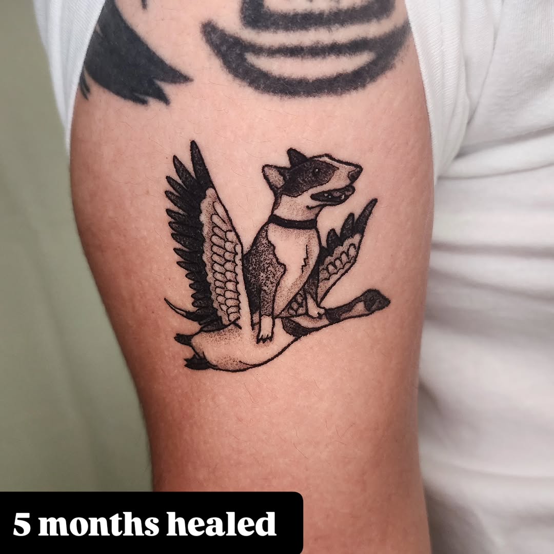 Tattoo by @lindseystattytats — black_and_grey