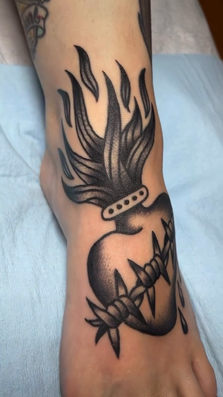 Tattoo by @turkeybasturz โ american_traditional, black_and_grey