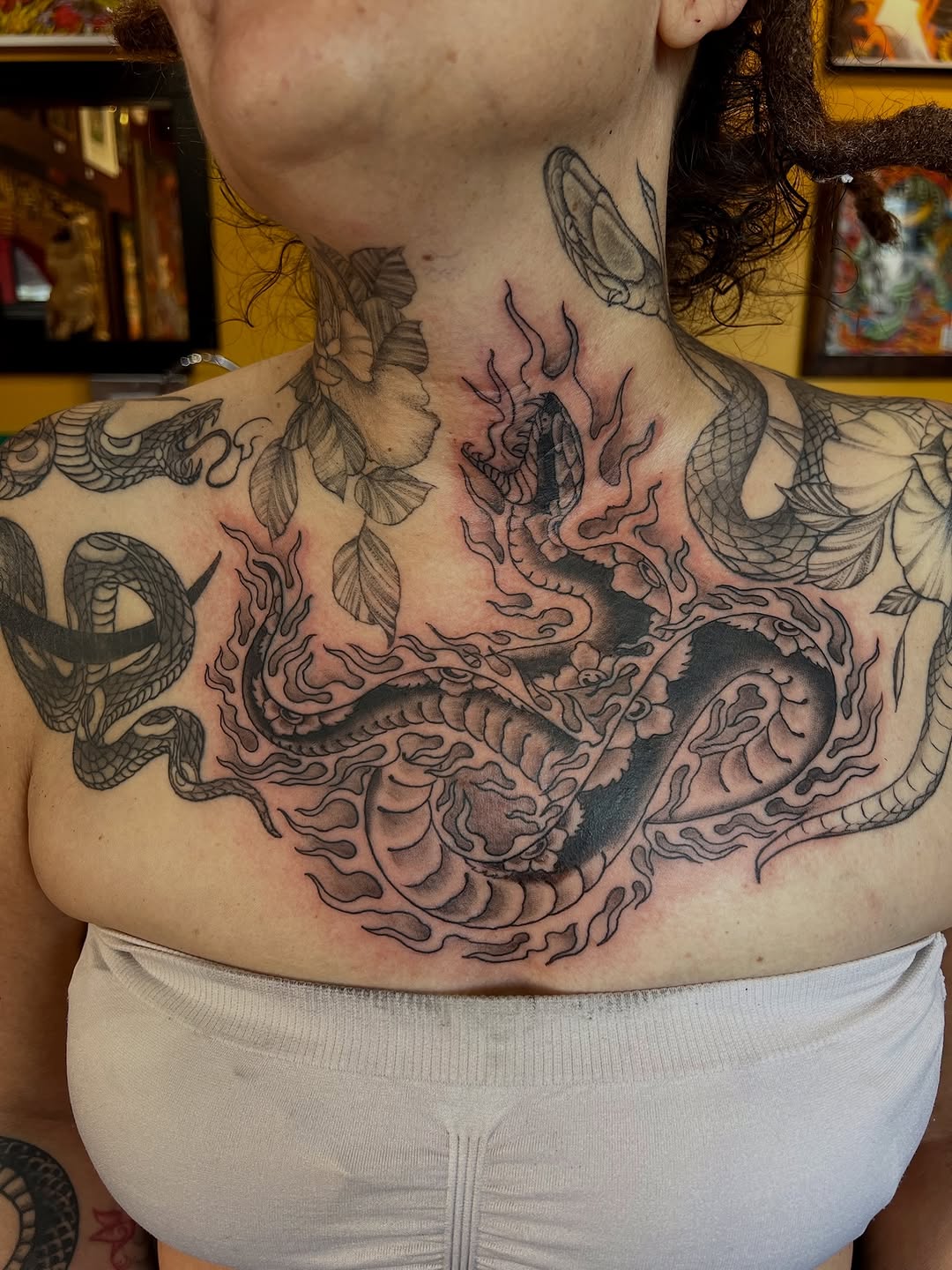 Tattoo by @justin_pino.sttn — japanese_irezumi, black_and_grey