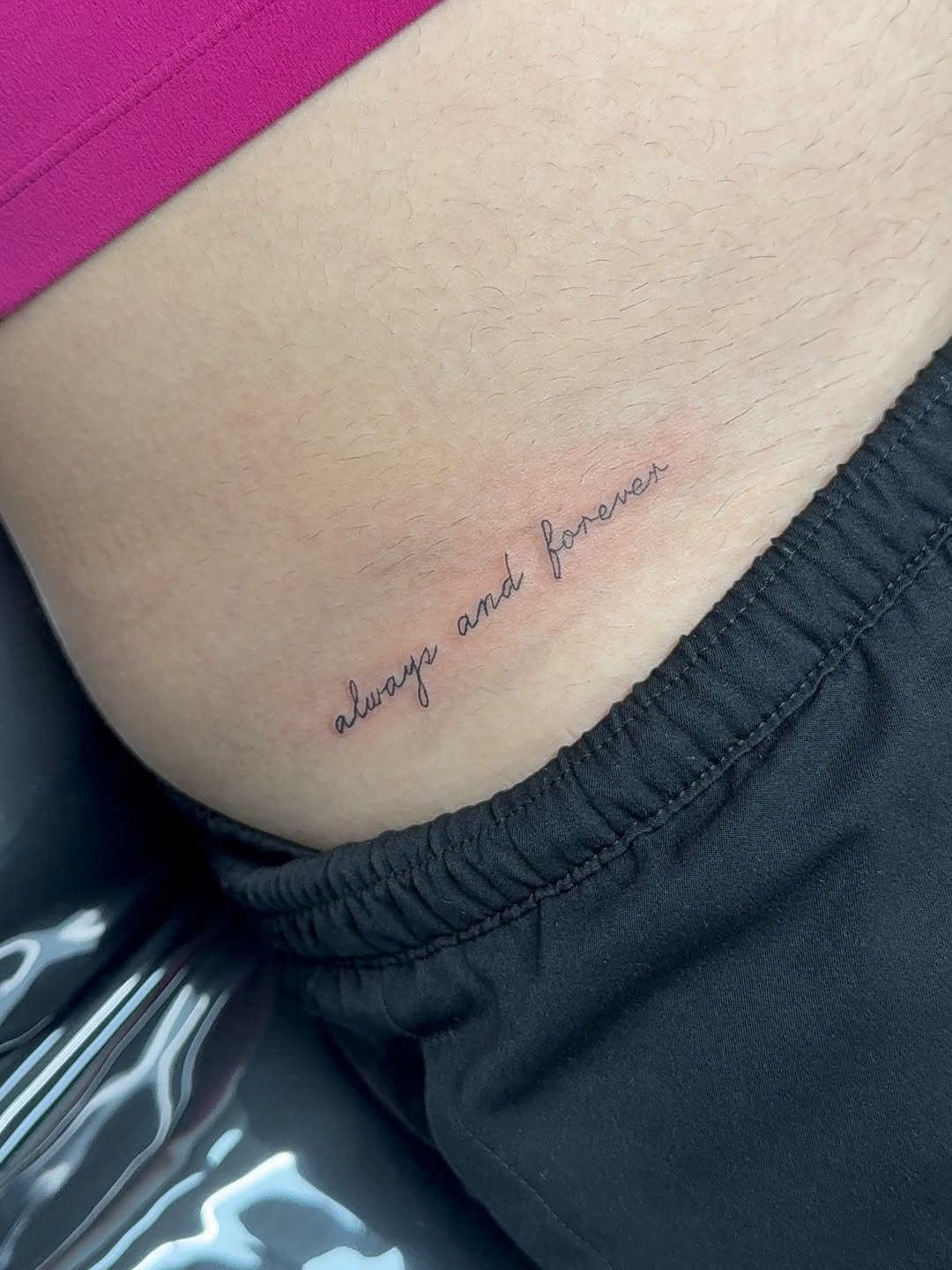 Tattoo by @enhancelevate β lettering_script, fine_line