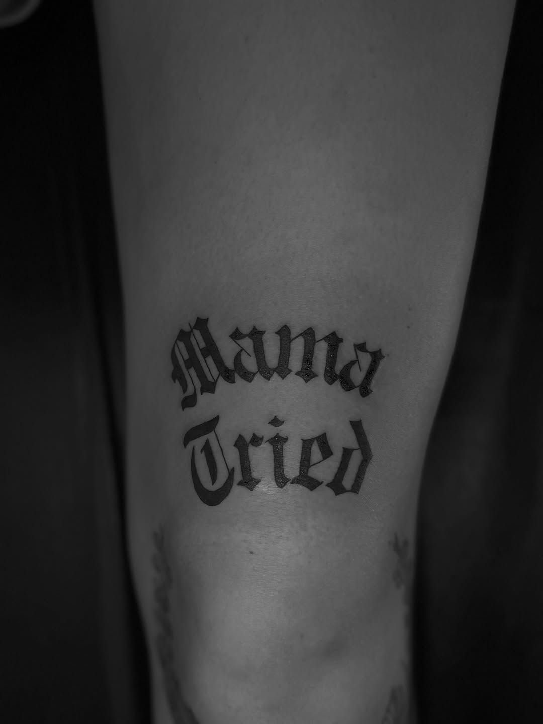 Tattoo by @lou.etherealtattoo — lettering_script, chicano