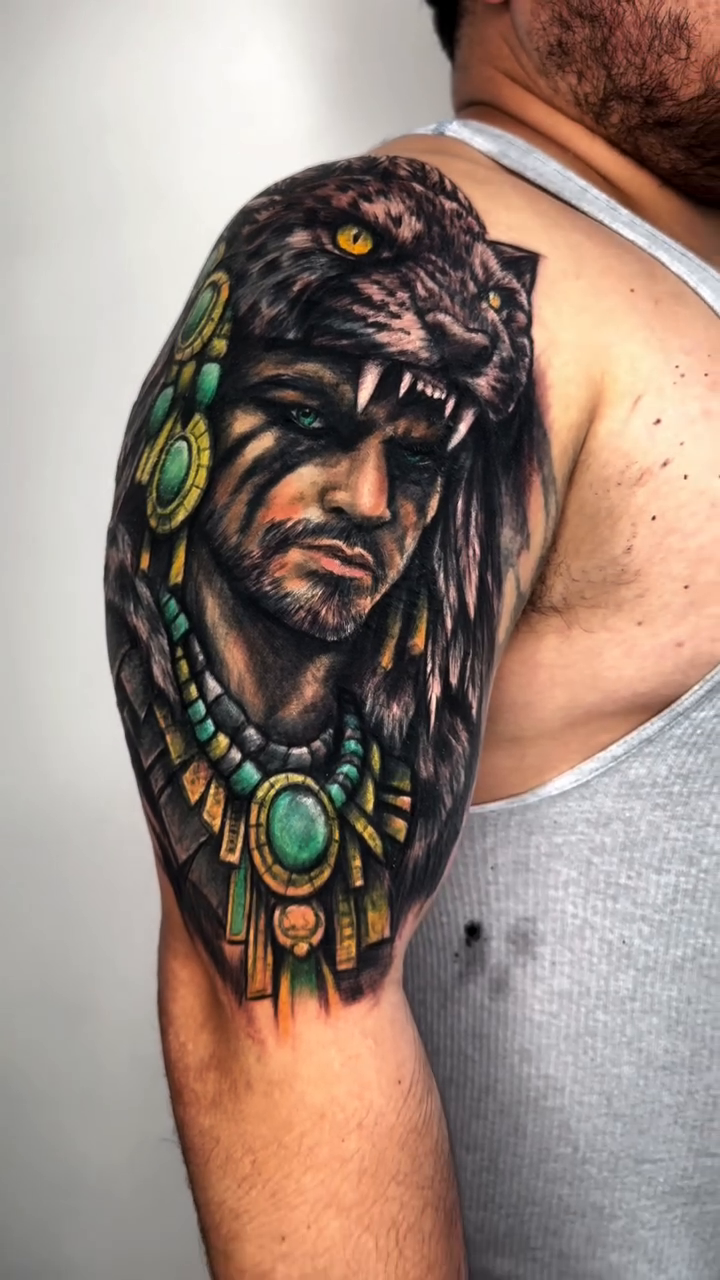 Tattoo by @grin_nyc — realism, black_and_grey