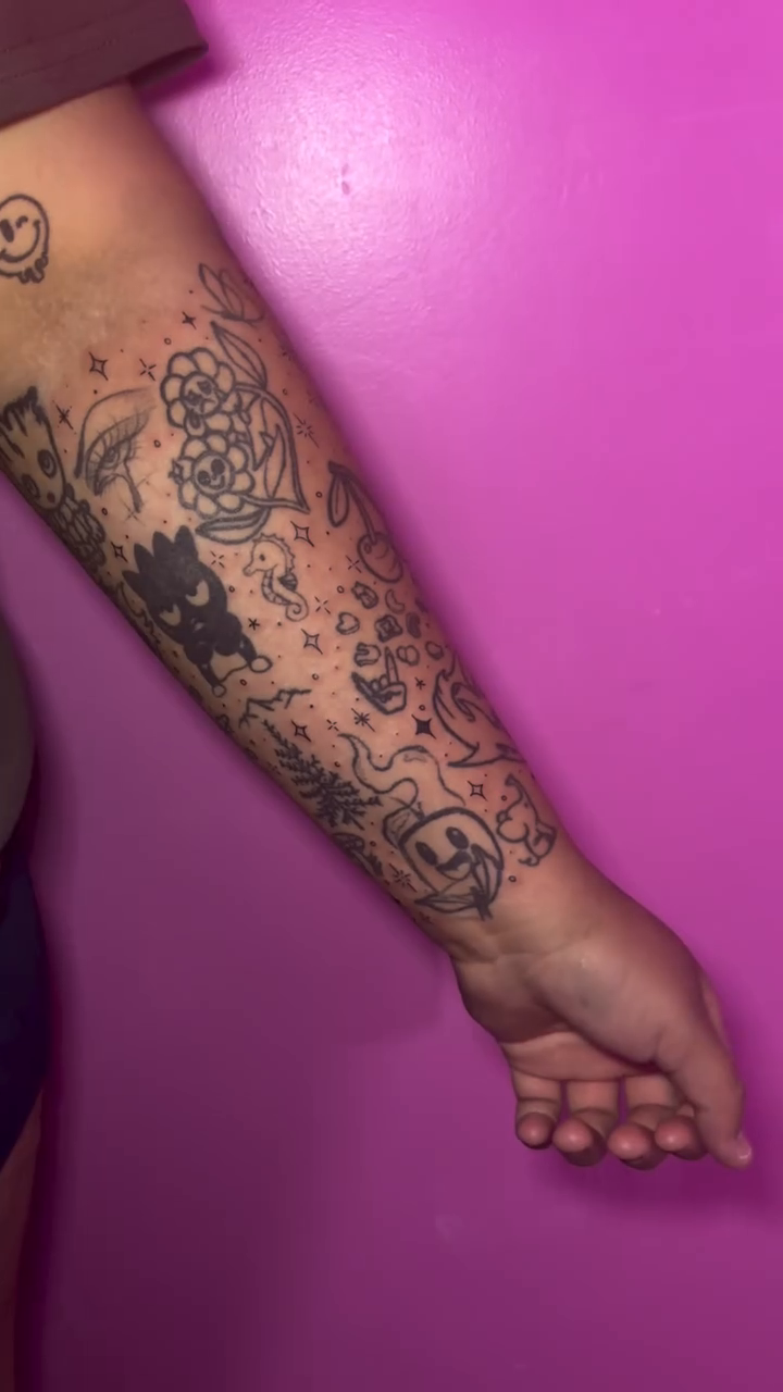 Tattoo by @pinklavishtattoos โ illustrative, blackwork