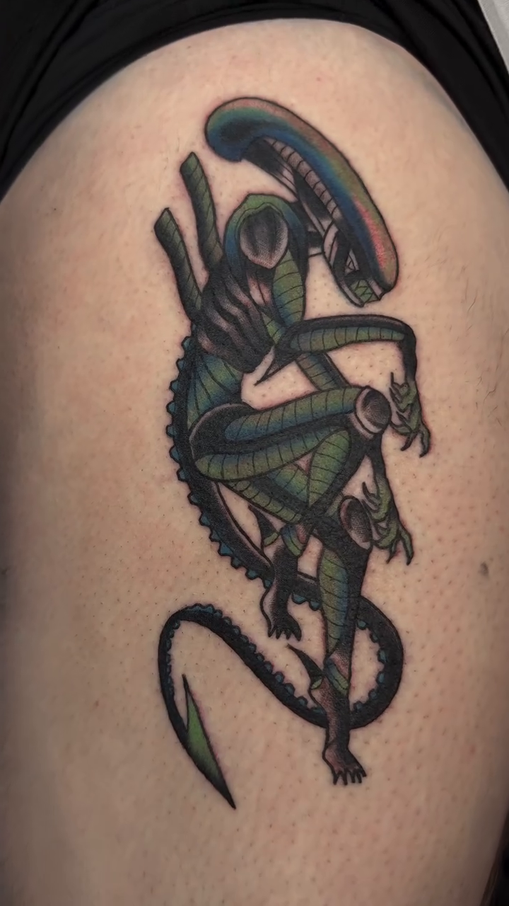 Tattoo by @mercydeantattoo — illustrative, neo_traditional