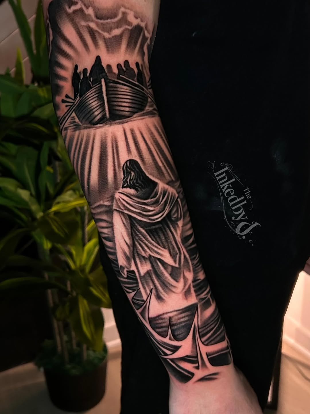 Tattoo by @theinkedbyj โ black_and_grey, realism