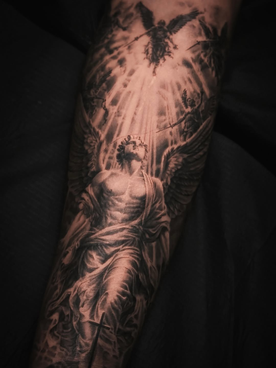 Tattoo by @tattooist_pitasso — realism, black_and_grey