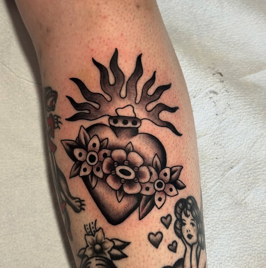 Tattoo by @medea.tattooer — american_traditional, black_and_grey