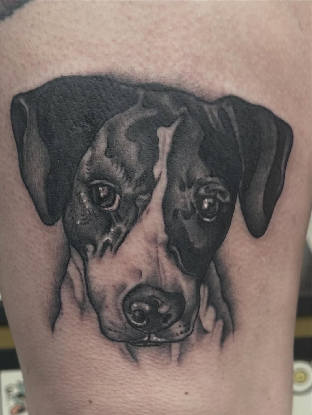 Tattoo by @sctattooer — realism, black_and_grey