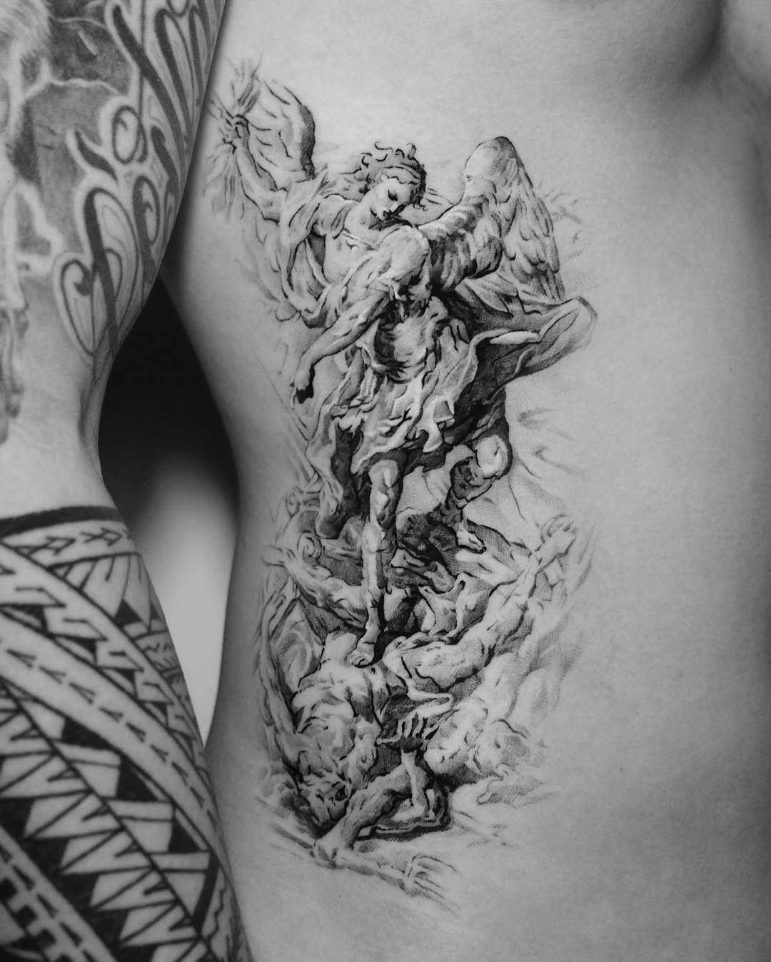 Tattoo by @chunntattoo — realism, black_and_grey